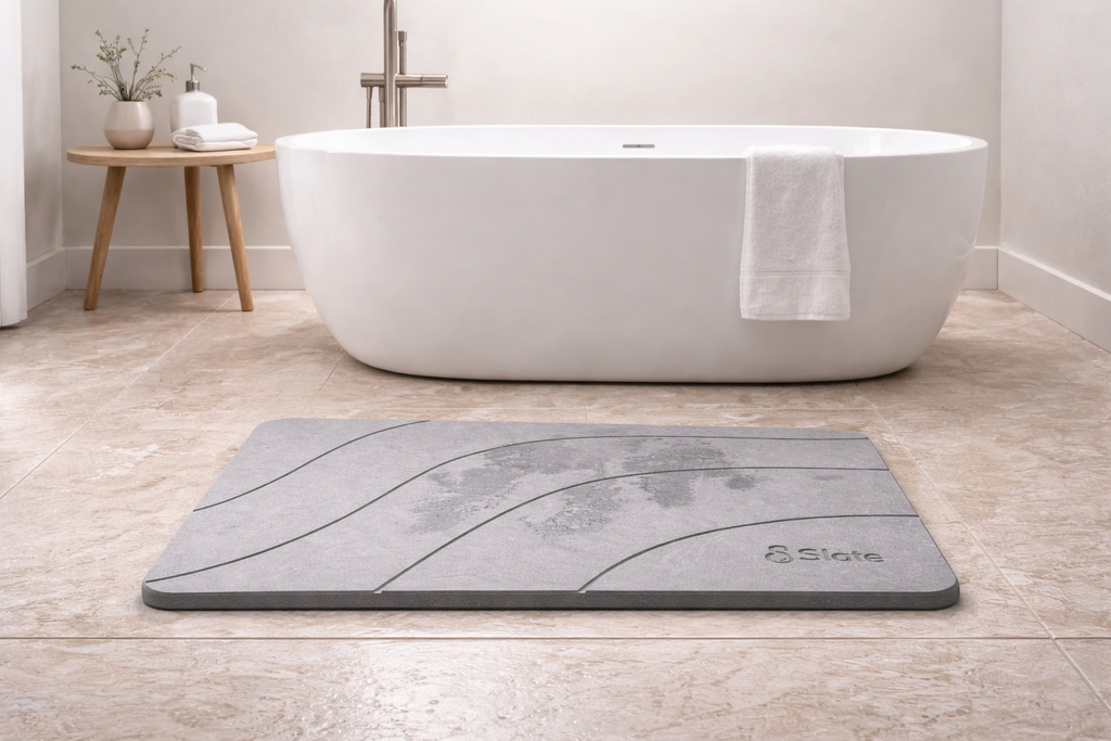 Slate Diatomite Stone Bathmat