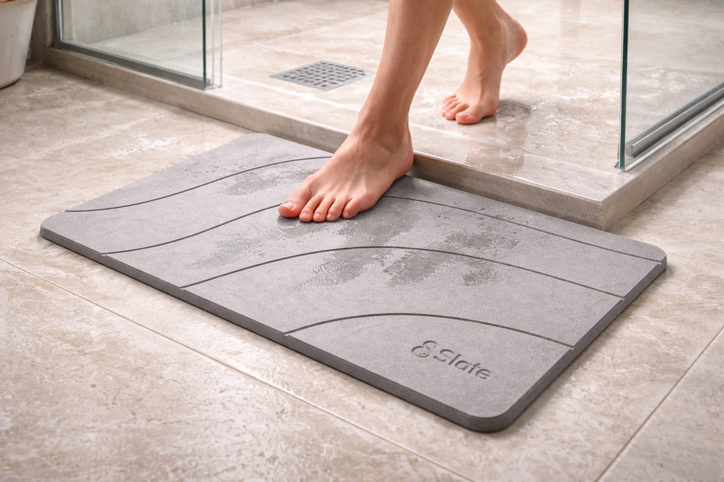 Slate Diatomite Stone Bathmat